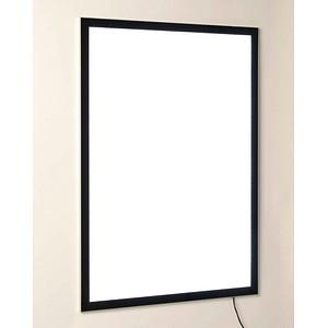 update displays LED-Leuchtrahmen Magneco schwarz DIN A2