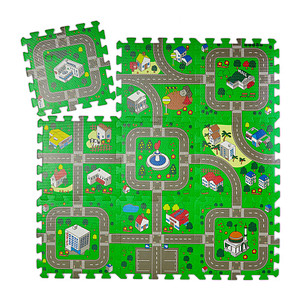 4052025314323 - Puzzlematte Straße grün bunt 310 x 310 cm 4052025314323 Relaxdays 4052025314323 - Puzzlematte Straße grün bunt 310 x 310 cm 4052025314323 Relaxdays
