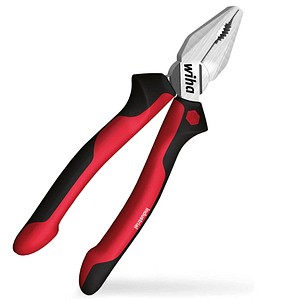 4010995343071 - Kombizange Industrial i optimale Kraftübertragung i extra lange Schneide i Greiffläche mit Dreipunkt Abstützung i 180 mm Zange (34307) - Wiha