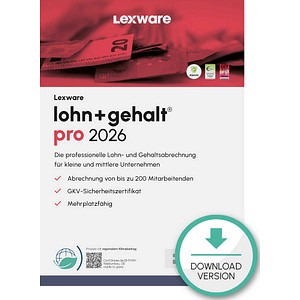9783648187937 - LEXWARE Lohn + Gehalt Pro 2026 Software Vollversion (Download-Link)