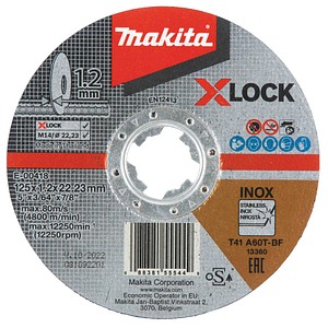 0088381555449 -  Trennscheibe X-Lock E-00418 0088381555449 makita