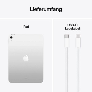 0195950087239 - iPad Wi-Fi 11Gen (2025) 279 cm (110 Zoll) 256 GB silber