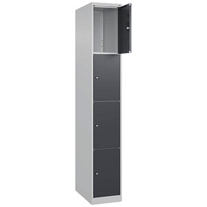 4067521349335 - Schließfachschrank Classic Plus anthrazitgrau lichtgrau 080000-104-S10007 4 Schließfächer 300 x 500 x 1850 cm 4067521349335 4067521349335 - Schließfachschrank Classic Plus anthrazitgrau lichtgrau 080000-104-S10007 4 Schließfächer 300 x 500 x 1850 cm 4067521349335