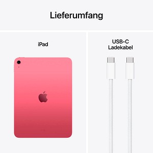 0195950087000 - iPad Wi-Fi 11Gen (2025) 279 cm (110 Zoll) 128 GB pink