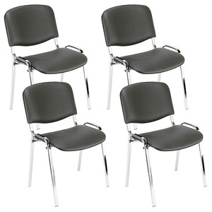 5901747563269 - Iso Besucherstühle anthrazit Kunstleder 5901747563269 WCI01-R65Z-BBBV02-000328 - ISO 4L-CR V2N 4 Stück 5901747563269 - Iso Besucherstühle anthrazit Kunstleder 5901747563269 WCI01-R65Z-BBBV02-000328 - ISO 4L-CR V2N 4 Stück