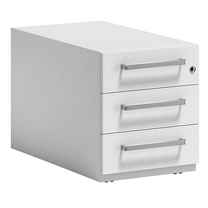 5020073808698 - Rollcontainer Note mit Designgriff und drei Universalschubladen à Höhe 150 mm 495 x 420 x 775 mm Verkehrsweiß 5020073808698 - Rollcontainer Note mit Designgriff und drei Universalschubladen à Höhe 150 mm 495 x 420 x 775 mm Verkehrsweiß