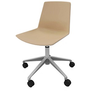 8052877356089 - Besucherstuhl Clue OCLUEA01 GR B03 181 beige grau Kunstleder