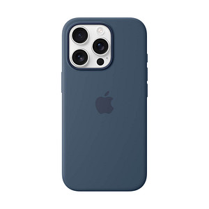 0195949885280 - Silikon Case Handy-Cover für iPhone 16 Pro denim 0195949885280 Apple