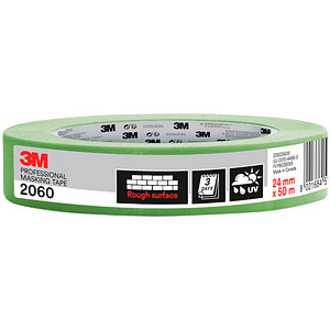 8021684571725 - - 3M PT206024 Malerabdeckband 3M™ 2060 Hellgrün (l x b) 50 m x 24 mm 1 St