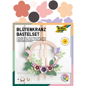 4001868118766 - Bastelset Blütenkranz mehrfarbig 4001868118766 3 Stück