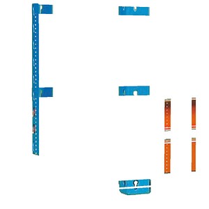 8435104921517 -  Schwerlastregal ECOFORTE 1506-3 8435104921517 orange blau 1500 x 600 x 2000 cm 8435104921517 Simon Rack