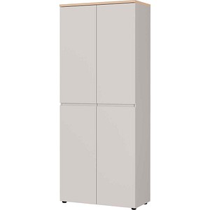 GERMANIA Aktenschrank Lissabon, 4266-654 kaschmir, lindberg-eiche 4 Fachböden 80,0 x 40,0 x 197,0 cm