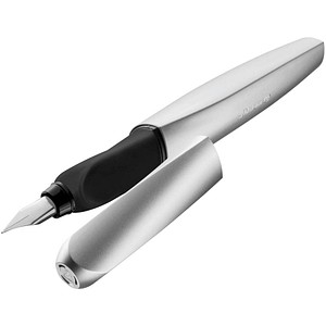 AKTION: Pelikan Twist Patronenfüller silber M (mittel)