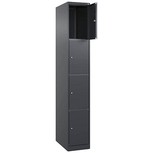 4067521349366 - Schließfachschrank Classic Plus anthrazitgrau 080000-104-S10010 4 Schließfächer 300 x 500 x 1850 cm 4067521349366 C+P-Möbel 4067521349366 - Schließfachschrank Classic Plus anthrazitgrau 080000-104-S10010 4 Schließfächer 300 x 500 x 1850 cm 4067521349366 C+P-Möbel