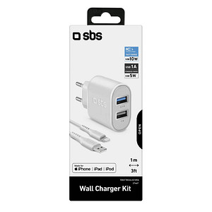 8018417327667 - Ladekabel mit Adapter weiß 10 Watt 8018417327667 sbs 8018417327667 - Ladekabel mit Adapter weiß 10 Watt 8018417327667 sbs