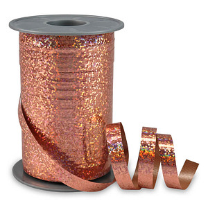 4009236148315 -  Geschenkband HOLLY Holographic rosegold 10 mm x 200 m 4009236148315 PRÄSENT