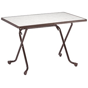 4043153002336 - Klapptisch Madrid 26521110 73cm (H) 110x110cm (BxT) rechteckig grau   braun 4043153002336 BEST