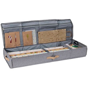 LOVE !T STORE !T Premium Geschenkpapier-Organizer hellgrau 90,0 x 30,0 x 12,0 cm, 1 St.