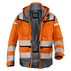 4053813369822 - Kübler Reflectiq Wetterjacke SYMPATEX® PSA 2 warnorange anthrazit Gr XXL - orange