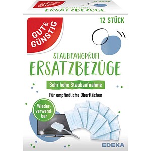 GUT&GÜNSTIG Staubfangtücher Mikrofaser, 12 St.