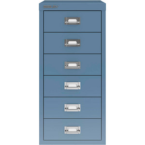 5020073770025 - Schubladenschrank MultiDrawer? 29er Serie L296105 Stahl 6 Schubladen (Vollauszug) A4 278 x 59 x 38 cm blau 5020073770025 B