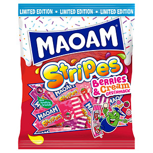 4001686004487 - MAOAM Stripes Berries & Cream Kaubonbons 1750 g