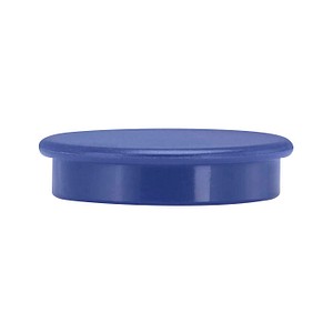 Magnete blau, Kunststoff Ø 3,8 x 1,03 cm, 10 St.