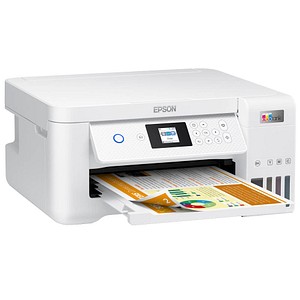 8715946686387 - EcoTank ET-2856 - Multifunktionsdrucker - Farbe - Tintenstrahl - refillable - A4 (Medien) - bis zu 105 Seiten Min (Drucken) - 100 Blatt - USB Wi-Fi - weiß (C11CJ63406)