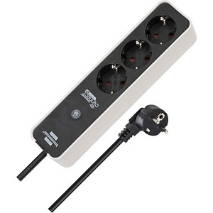 brennenstuhl Connect Ecolor 3-fach Steckdosenleiste 1,5 m weiß