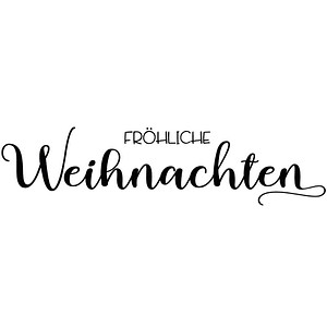 4006166108075 - Motivstempel Fröhliche Weihnachten 30 x 100 cm