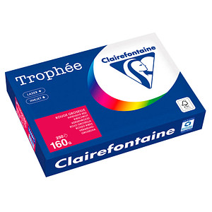 3329680002423 - Kopierpapier Trophée kirschrot DIN A4 160 g m² 250 Blatt