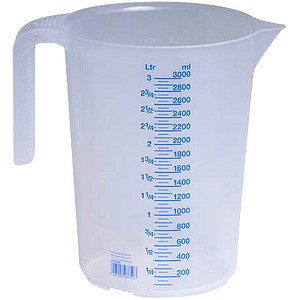 4007228938500 - Biebrach-chmorgenstern Gmbh - Messkanne 3000 ml pp transpD175xH238mm Griff offen hünersdorff