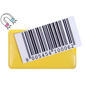 4052301010208 - Etikettenhalter magnetisch gelb 100 x 58 cm 50 St