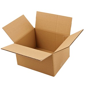 Nestler Wellpapp-Faltkartons 1-wellig braun 22,0 x 19,0 x 13,7 cm Außenmaß, 20 St.