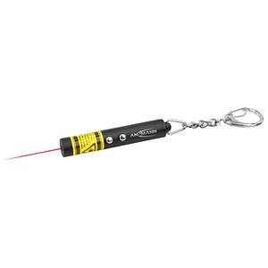 ANSMANN Laserpointer Keychain 2-in-1, roter Laser