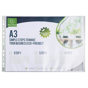 3130630062301 - Prospekthüllen Forever® aus Recycing-Polypropylen genarbt 90µ für DIN A3 10 Stück 3130630062301 - Prospekthüllen Forever® aus Recycing-Polypropylen genarbt 90µ für DIN A3 10 Stück