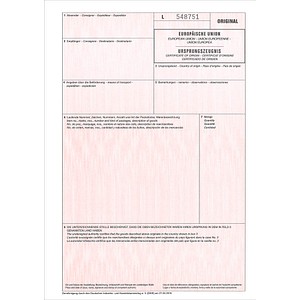 4002871226912 - 50 ROTH Ursprungszeugnisse