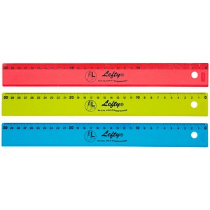 4064900041095 - 20 x Lineal L03 Softie Flexi Lefty 30cm Linkshand farbig sortiert
