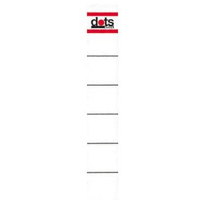 10 dots Ordneretiketten weiß für 5,0 cm Rückenbreite 10 dots Ordneretiketten weiß für 5,0 cm Rückenbreite