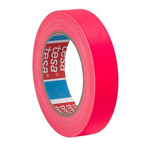 4042448165633 - 04671-00055-10 Gewebeklebeband band® 4671 Neonpink (l x b) 25 m x 25 mm 1 St - Tesa