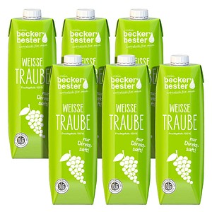 4001716782125 - WEISSE TRAUBE Direktsaft 6x 10 l