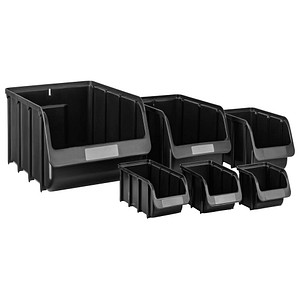 4007228067453 - Sichtlagerkasten 71 l schwarz 4007228067453 - Sichtlagerkasten 71 l schwarz