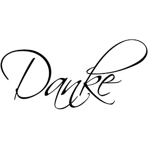 4006166205439 - Motivstempel Danke 30 x 60 cm