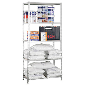 8435104974704 - Schwerlastregal MADERCLICK SUPERPLUS 5 8435104974704 silber braun 1100 x 500 x 2000 cm 8435104974704 Simonrack