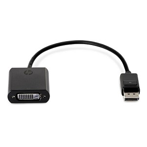 0888182296691 - DisplayPort to DVI Adapter - DisplayPort-Adapter - DisplayPort (M) zu DVI-D (W) - Schwarz - für ProBook 64X G4 650 G4 650 G5  ZBook 14 G2 14u G4 15 G2 15u G2 15u G3 15u G4 17 G3