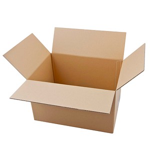 Nestler Wellpapp-Faltkartons 1-wellig braun 44,3 x 32,3 x 27,8 cm Außenmaß, 20 St.