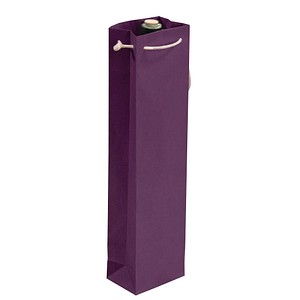 VP Geschenktüten für Flaschen lila 9,5 x 38,0 cm, 25 St.