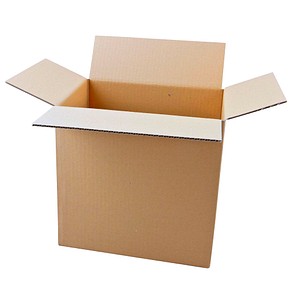 Nestler Wellpapp-Faltkartons 1-wellig braun 31,5 x 22,5 x 32,7 cm Außenmaß, 20 St.
