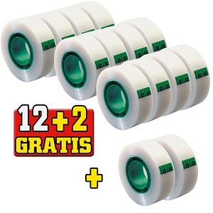 12 + 2 GRATIS: Scotch Magic™ Tape Klebefilm matt 19,0 mm x 33,0 m 12 Rollen + GRATIS 2 Rollen