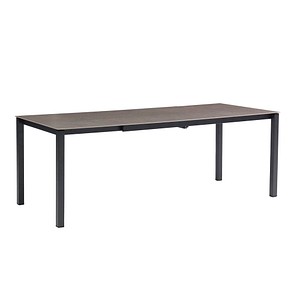8719979476120 - BEST Gartentisch Palazzo anthrazit rechteckig 1200 1600-2100 x 900 x 750 cm
